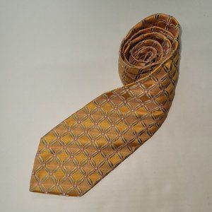 Ermenegildo Zegna Mens Tie Silk Handmade Geometric Textured Luxury Made in Italy